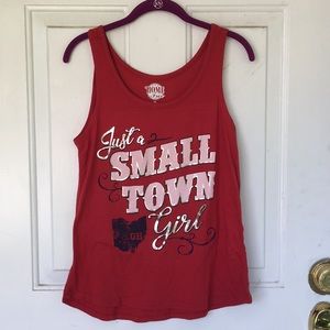 Ohio Tank top “Just a Small Town Girl”